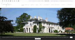 Desktop Screenshot of conghamhallhotel.co.uk